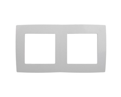 [ЭРА Розетки, выключатели] Эра Б0014751 12-5002-01 Рамка на 2 поста, Эра12, белый