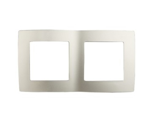 [ЭРА Розетки, выключатели] Эра Б0014754 12-5002-04 Рамка на 2 поста, Эра12, шампань
