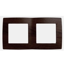 Эра Б0014760 12-5002-10 Рамка на 2 поста, Эра12, венге