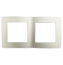 Эра Б0019373 12-5002-15 Рамка на 2 поста, Эра12, перламутр
