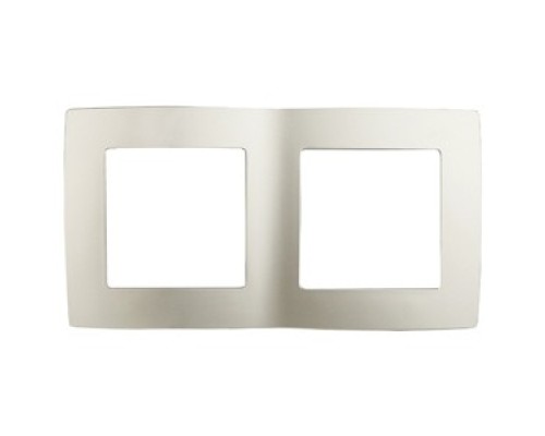 [ЭРА Розетки, выключатели] Эра Б0019373 12-5002-15 Рамка на 2 поста, Эра12, перламутр