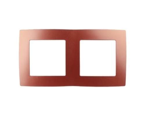 [ЭРА Розетки, выключатели] Эра Б0019398 12-5002-24 Рамка на 2 поста, Эра12, охра