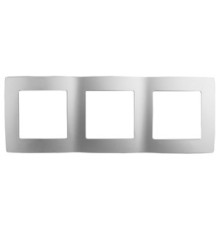 Эра Б0014763 12-5003-03 Рамка на 3 поста, Эра12, алюминий