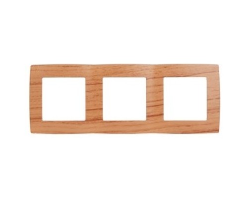 [ЭРА Розетки, выключатели] Эра Б0014769 12-5003-09 Рамка на 3 поста, Эра12, дуб
