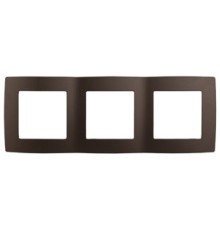 Эра Б0019375 12-5003-13 Рамка на 3 поста, Эра12, бронза