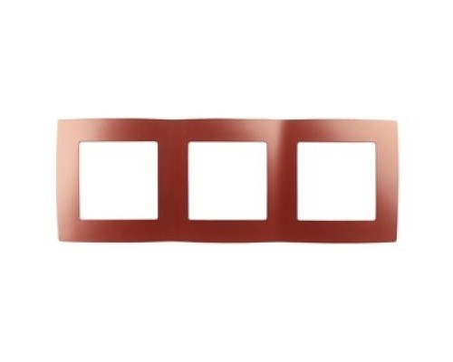 [ЭРА Розетки, выключатели] Эра Б0019407 12-5003-24 Рамка на 3 поста, Эра12, охра