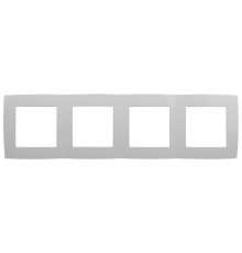 Эра Б0014771 12-5004-01 Рамка на 4 поста, Эра12, белый