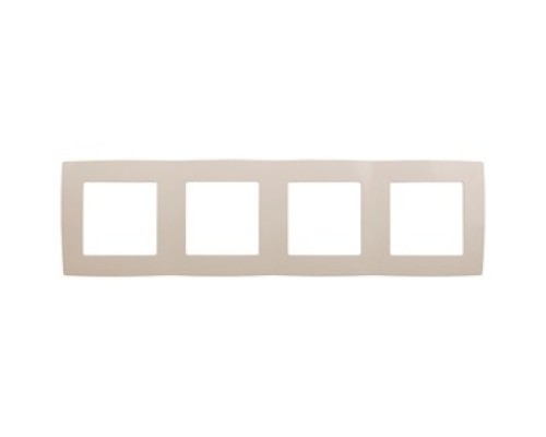 [ЭРА Розетки, выключатели] Эра Б0014772 12-5004-02 Рамка на 4 поста, Эра12, слоновая кость