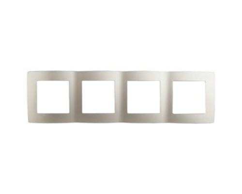 [ЭРА Розетки, выключатели] Эра Б0019381 12-5004-15 Рамка на 4 поста, Эра12, перламутр