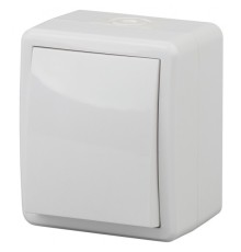 Эра Б0020669 11-1401-01 Выключатель IP54, 10АХ-250В, ОУ, Эра Эксперт, белый