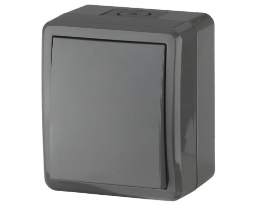 [ЭРА Розетки, выключатели] Эра Б0020674 11-1403-03 Переключатель IP54, 10АХ-250В, ОУ, Эра Эксперт, серый