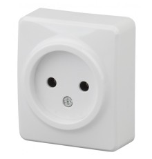 Эра Б0031551 11-2201-01 Розетка 2P, 16АХ-250В, ОУ, Эра Эксперт, белый