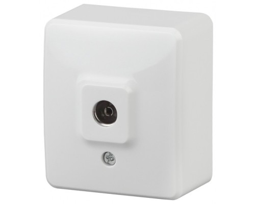 [ЭРА Розетки, выключатели] Эра Б0020724 11-3201-01 Розетка TV одиночная, ОУ, Эра Эксперт, белый