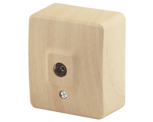 [ЭРА Розетки, выключатели] Эра Б0020726 11-3201-11 Розетка TV одиночная, ОУ, Эра Эксперт, сосна