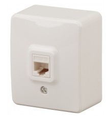 Эра Б0020731 11-3203-02 Розетка информационная RJ45, ОУ, Эра Эксперт, сл.кость