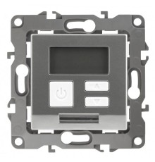 Эра Б0031273 12-4111-03 Терморегулятор универс.230В-Imax 16А, Эра12, алюминий