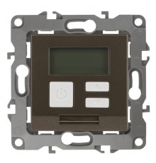 Эра Б0031278 12-4111-13 Терморегулятор универс.230В-Imax 16А, Эра12, бронза