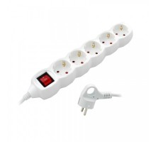 СТАРТ (4607175852913) Сетевой фильтр С/УД-Ф SP 5x3 .  с заземлением и защитой от детей сечение провода 3х1мм2. Длина провода 3 м.