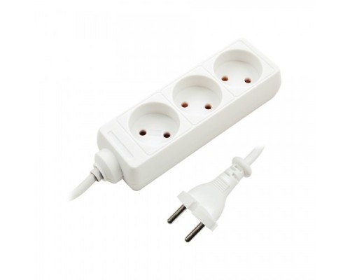 [Бытовые удлинители] СТАРТ (4670012295792) Удлинитель 3 розетки. С/УД 3x1 ШВВП/Р16-010  . Без заземления. Сечение провода 2х0,75 мм2. Длина провода 1,5 м.