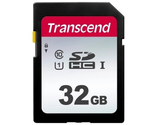 [Карта памяти ] SecureDigital 32Gb Transcend TS32GSDC300S {SDHC Class 10, UHS-I}