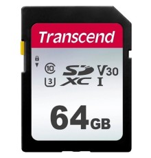 SecureDigital 64Gb Transcend TS64GSDC300S {SDXC Class 10, UHS-I U3}
