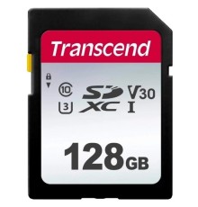SecureDigital 128Gb Transcend TS128GSDC300S {SDXC Class 10, UHS-I U3}