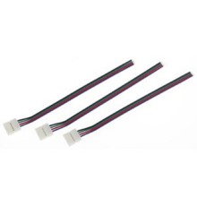ЭРА C0043986 Коннектор LS-connector-RGB-D-IP20 для подключения RGB-контроллера или усилителя к RGB-ленте  1 шт