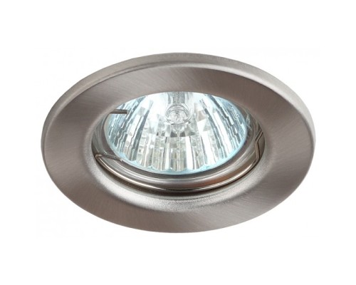 [точечные светильники] Эра C0043800 ST1 SN Светильник штампованный MR16,12V/220V, 50W сатин никель