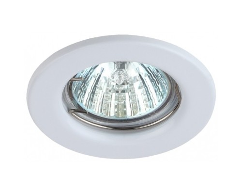 [точечные светильники] Эра C0043797 ST1 WH Светильник штампованный MR16,12V/220V, 50W белый