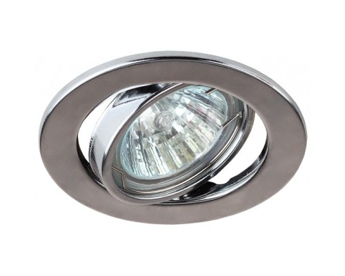 [точечные светильники] Эра C0043807 ST2A CH Светильник штампованный поворотный MR16,12V/220V, 50W хром