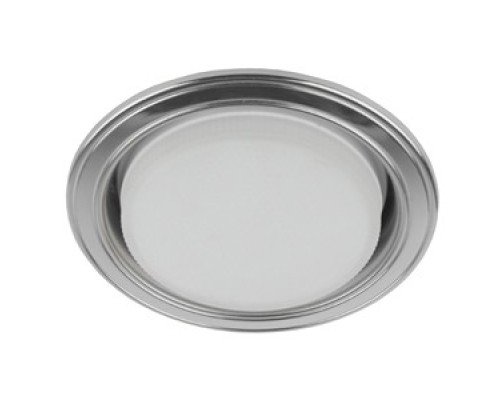 [точечные светильники] Эра Б0017630 KL35 SL/CH Светильник под лампу Gx53,220V, 13W,серебро/хром