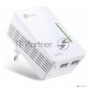 Сетевое оборудование TP-Link TL-WPA4220 300Mbps Wireless AV500 Powerline Extender, 500Mbps Powerline Datarate, 2 10/100Mbps Fast Ethernet ports, HomePlug AV, Plug and Play, WiFi Clone, Single Pack