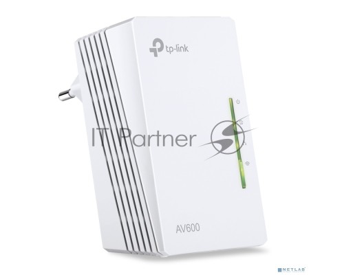 Сетевое оборудование TP-Link TL-WPA4220 300Mbps Wireless AV500 Powerline Extender, 500Mbps Powerline Datarate, 2 10/100Mbps Fast Ethernet ports, HomePlug AV, Plug and Play, WiFi Clone, Single Pack