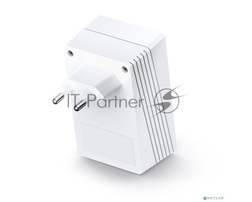 Сетевое оборудование TP-Link TL-WPA4220 300Mbps Wireless AV500 Powerline Extender, 500Mbps Powerline Datarate, 2 10/100Mbps Fast Ethernet ports, HomePlug AV, Plug and Play, WiFi Clone, Single Pack