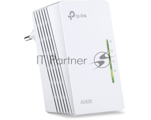 Сетевое оборудование TP-Link TL-WPA4220 300Mbps Wireless AV500 Powerline Extender, 500Mbps Powerline Datarate, 2 10/100Mbps Fast Ethernet ports, HomePlug AV, Plug and Play, WiFi Clone, Single Pack