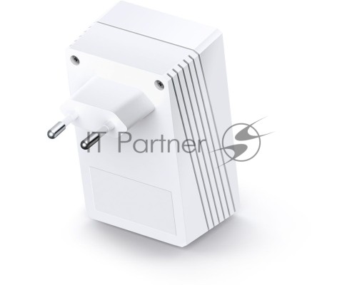 Сетевое оборудование TP-Link TL-WPA4220 300Mbps Wireless AV500 Powerline Extender, 500Mbps Powerline Datarate, 2 10/100Mbps Fast Ethernet ports, HomePlug AV, Plug and Play, WiFi Clone, Single Pack