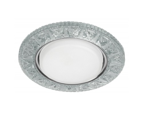 [точечные светильники] Эра Б0029625 DK LD22 SL/WH Светильник декор со светодиодной подсветкой Gx53, прозрачный