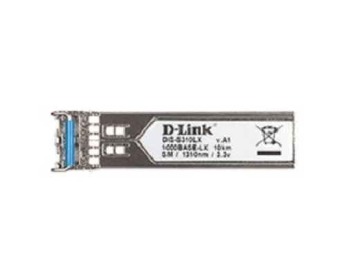 [Сетевое оборудование] D-Link S310LX/A1A  PROJ Промышленный SFP-трансивер с 1 портом 1000Base-LX для одномодового оптического кабеля (до 10 км)