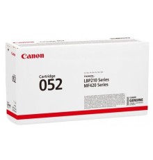 Canon Cartridge 052Bk 2199C002 Тонер-картридж для Canon MF421dw/426dw/428x/429x, LBP 212dw/214dw/215x  (3100 стр.) чёрный
