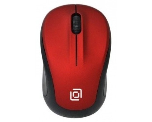 [Мышь] Oklick 665MW черный/красный оптическая (1000dpi) беспроводная USB (3but) [1025135]