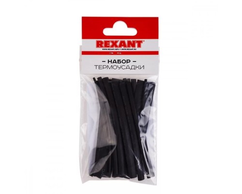 [Rexant Термоусадочные трубки] Rexant (29-0105) Набор термоусаживаемых трубок ТУТ нг №5 STANDARD 2:1, упаковка 18 шт. по 10 см