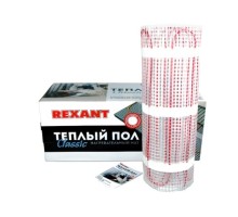 Rexant 51-0502-2 Тёплый пол (нагревательный мат) Classic RNX -1,0-150 (площадь1,0 м2 (0,5 х 2,0 м)),150 Вт, двухжильный с экраном
