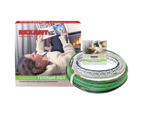[Rexant Теплый пол и терморегуляторы] Rexant 51-0508-3 Теплый пол RNB-160-1900 (1900Вт/160м/ S обогрева, м2: 12,0-17,0) (двух жильный)