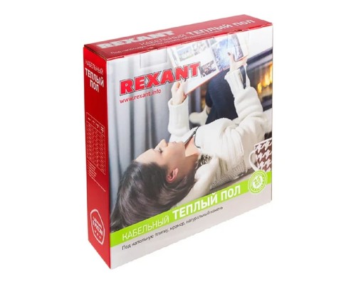 [Rexant Теплый пол и терморегуляторы] Rexant 51-0509-3 Теплый пол RNB-190-2300 (2300Вт/190м/ S обогрева, м2: 14,0-19,0) (двух жильный) 