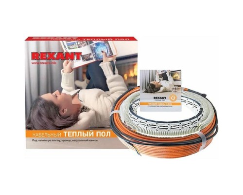 [Rexant Теплый пол и терморегуляторы] Rexant 51-0512-3 Теплый пол RND -10-150 (150Вт/10м/ S обогрева, м2: 0,9-1,2) (двух жильный)