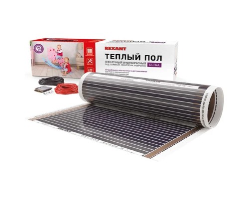 [Rexant Теплый пол и терморегуляторы] Rexant 51-0517-4 Пленочный теплый пол RXM 220 14 м2 / 0,5 х 28 м/ 3080 Вт  