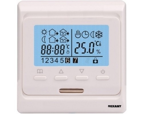 [Rexant Терморегуляторы] Rexant 51-0532 Терморегулятор с дисплеем и автоматическим программированием (R51XT)