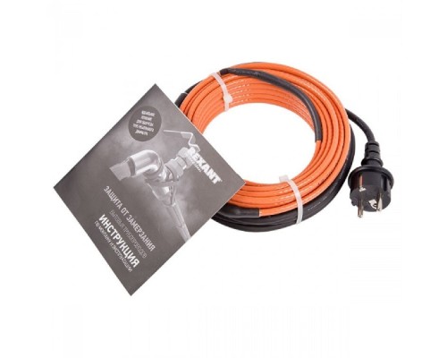 [Rexant Обогрев труб] Rexant 51-0604 Греющий саморегулирующийся кабель (комплект в трубу) 10HTM2-CT ( 8м/80Вт)