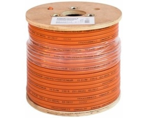 [Rexant Обогрев труб] Proconnect 51-0634 Саморегулируемый греющий кабель 10MSR-PF (10Вт/1м), 100М 