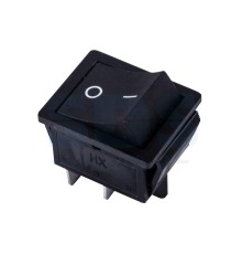 Rexant 36-2380 Выключатель клавишный 250V 15А (4с) (ON)-OFF черный  Б/Фикс  